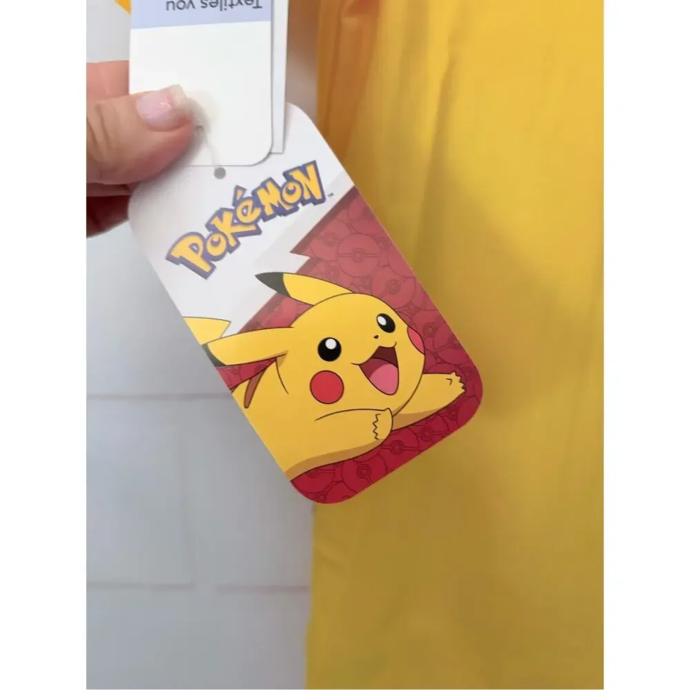 Pokemon Pikachu Rash Guard  UPF 50+ Swim Shirt Size Medium NWT